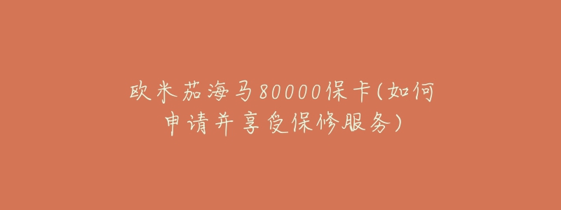 欧米茄海马80000保卡(如何申请并享受保修服务)