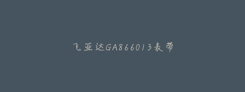 飞亚达GA866013表带