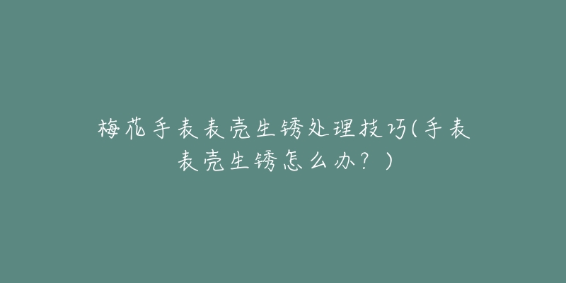 梅花手表表壳生锈处理技巧(手表表壳生锈怎么办？)