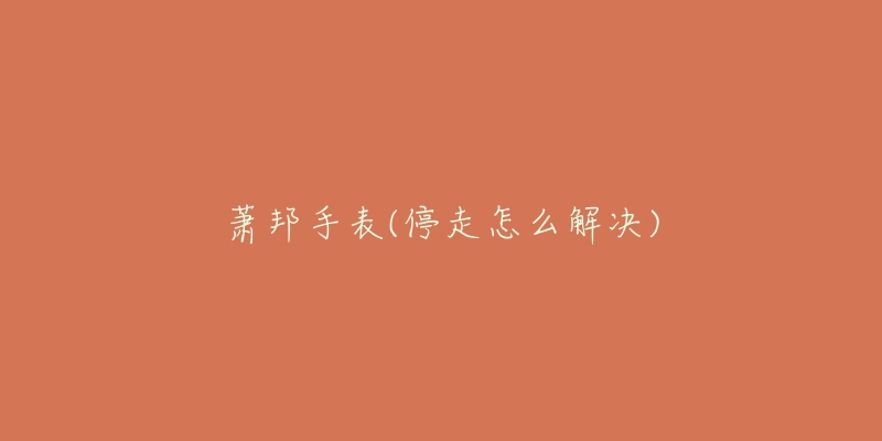 萧邦手表(停走怎么解决)