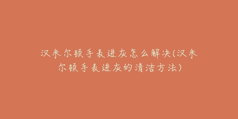 汉米尔顿手表进灰怎么解决(汉米尔顿手表进灰的清洁方法)