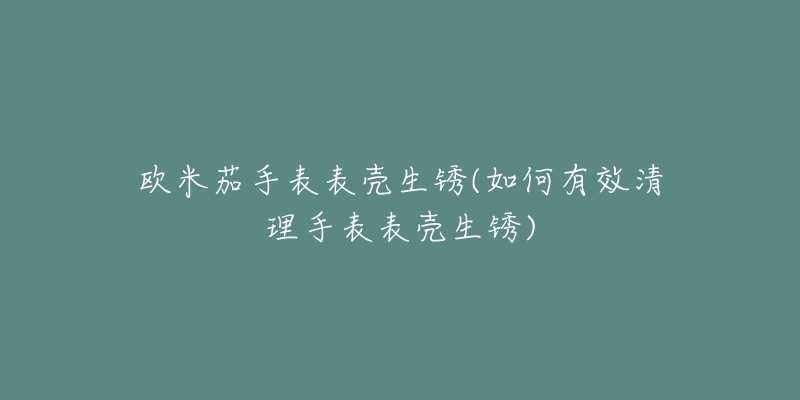 欧米茄手表表壳生锈(如何有效清理手表表壳生锈)