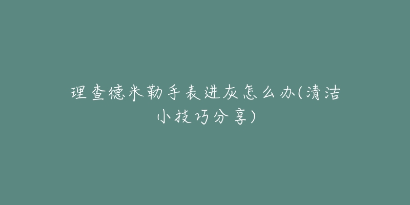 理查德米勒手表进灰怎么办(清洁小技巧分享)