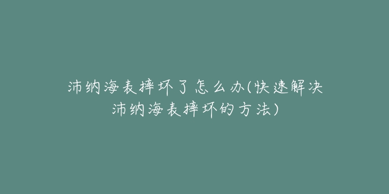 沛纳海表摔坏了怎么办(快速解决沛纳海表摔坏的方法)