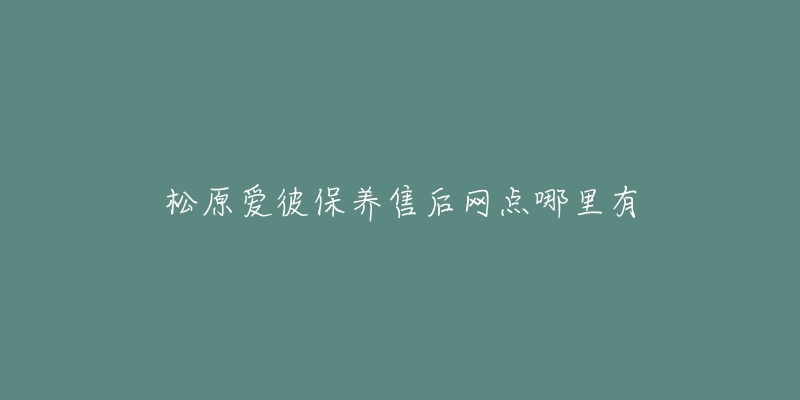 松原爱彼保养售后网点哪里有