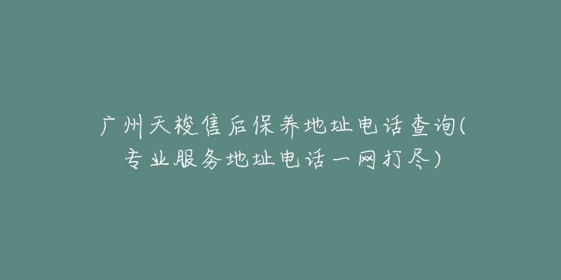 广州天梭售后保养地址电话查询(专业服务地址电话一网打尽)