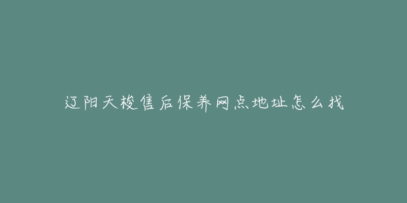 辽阳天梭售后保养网点地址怎么找