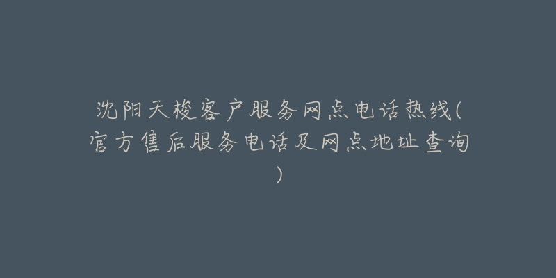 沈阳天梭客户服务网点电话热线(官方售后服务电话及网点地址查询)