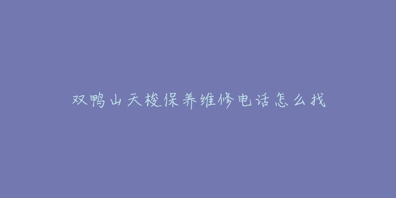 双鸭山天梭保养维修电话怎么找