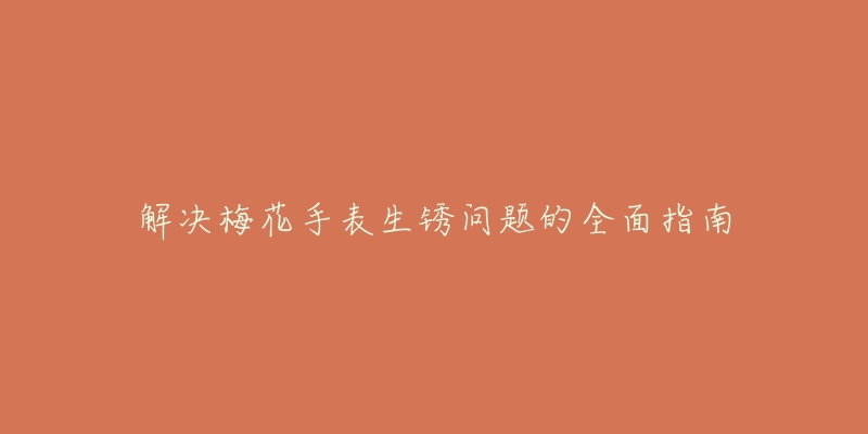 解决梅花手表生锈问题的全面指南