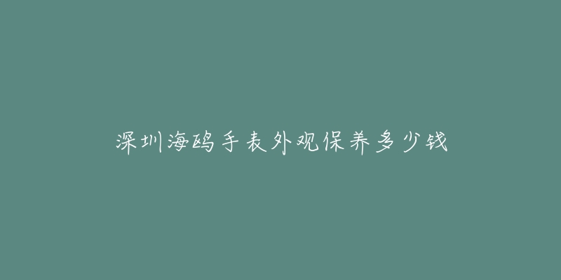 深圳海鸥手表外观保养多少钱