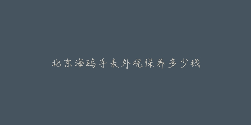 北京海鸥手表外观保养多少钱