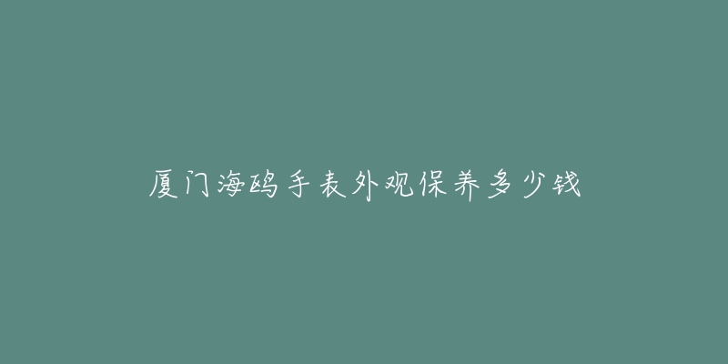 厦门海鸥手表外观保养多少钱