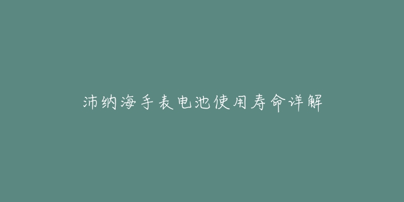 沛纳海手表电池使用寿命详解