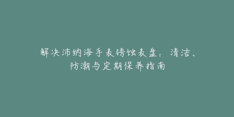 解决沛纳海手表锈蚀表盘：清洁、防潮与定期保养指南